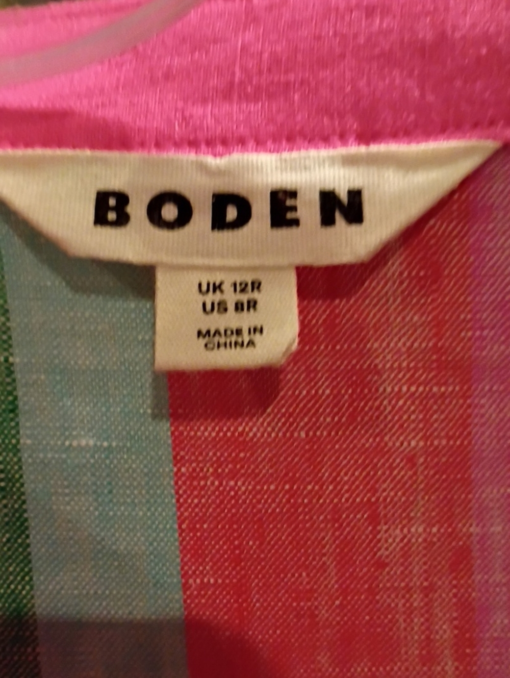 Boden Cleo Multicolored Striped Linen Dress - Picture 2 of 11